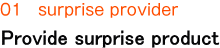 01 surprise provider / Provide surprise product